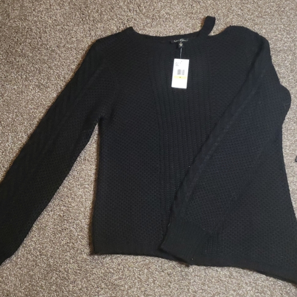 Jessica Simpson Sweaters - Jessica Simpson Womens Black Asymetrical sweater